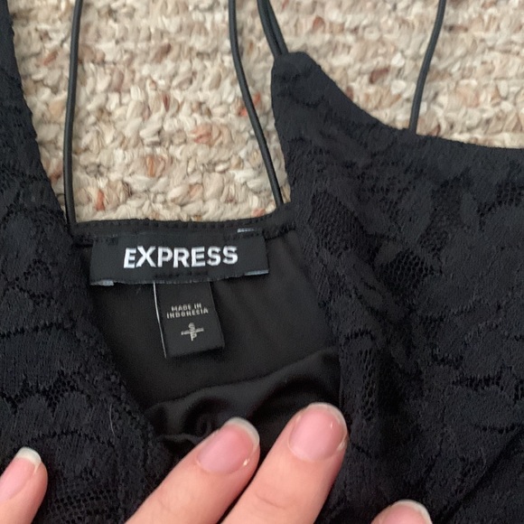 Express B&W Lace Tanks, S - Picture 5 of 6